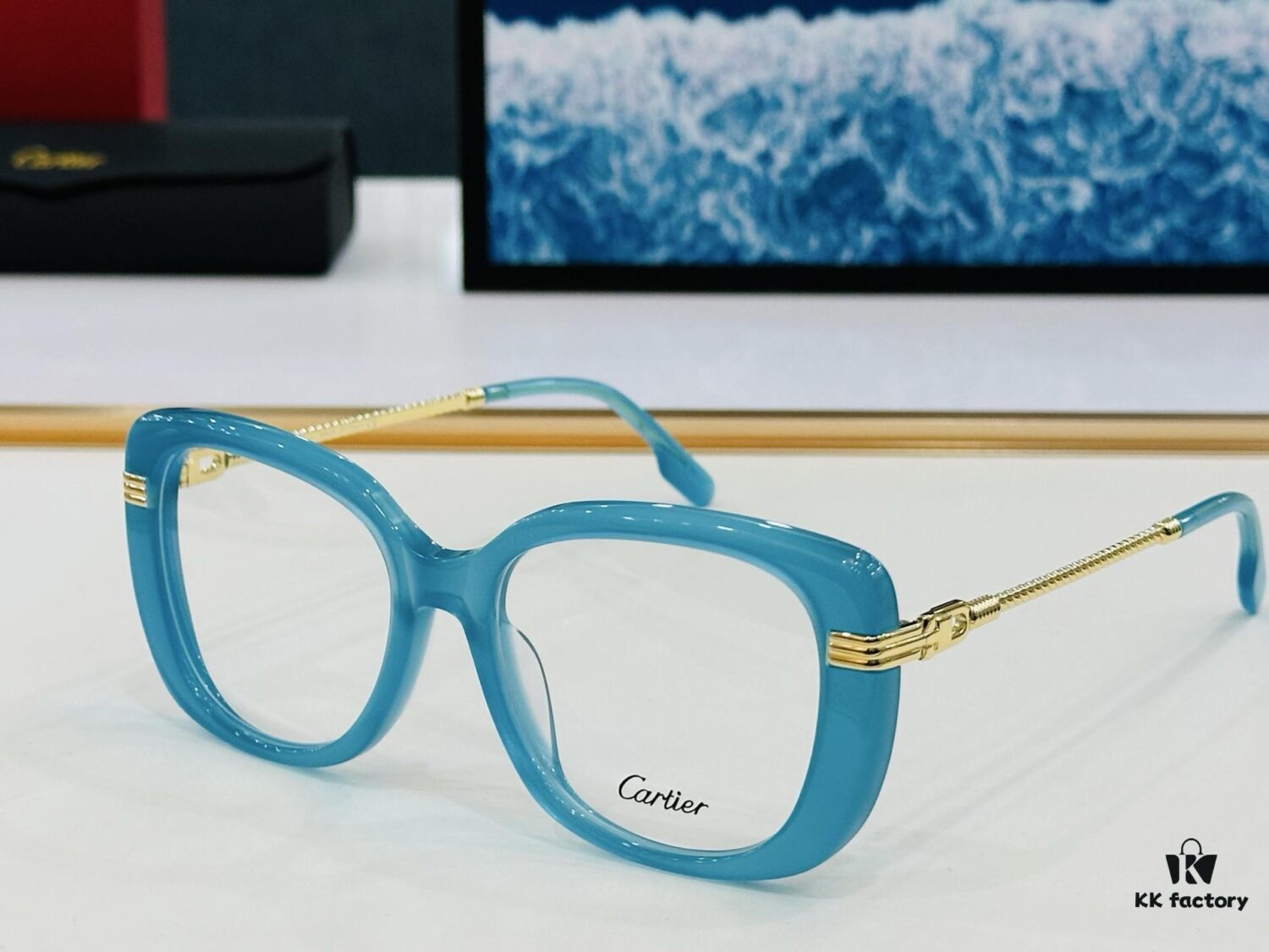 Cartier - CT0377 Size: 53□19-145 Universal Frame Shape, Minimalist and Elegant, Fashionable and Casual Optical Frame / Sunglasses