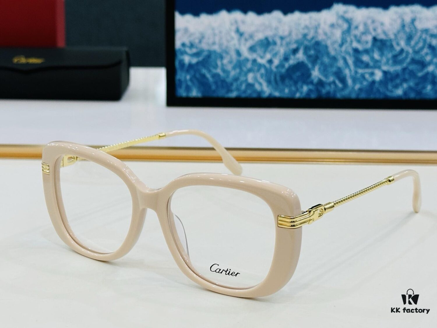 Cartier - CT0377 Size: 53□19-145 Universal Frame Shape, Minimalist and Elegant, Fashionable and Casual Optical Frame / Sunglasses
