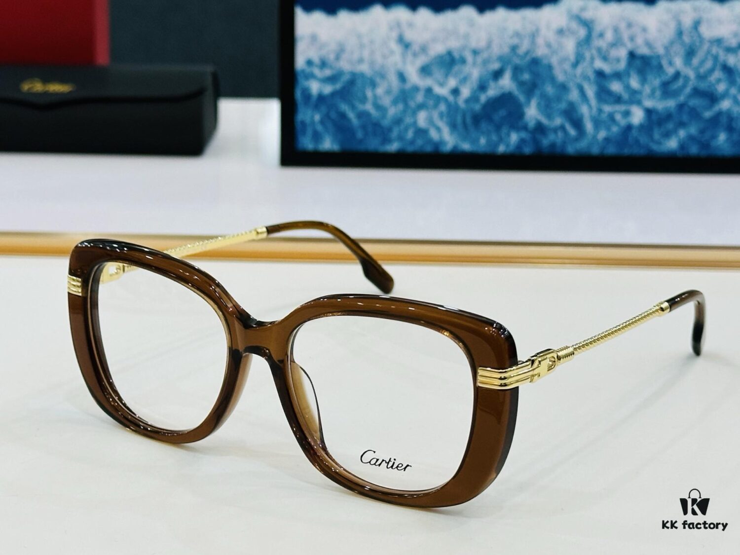 Cartier - CT0377 Size: 53□19-145 Universal Frame Shape, Minimalist and Elegant, Fashionable and Casual Optical Frame / Sunglasses