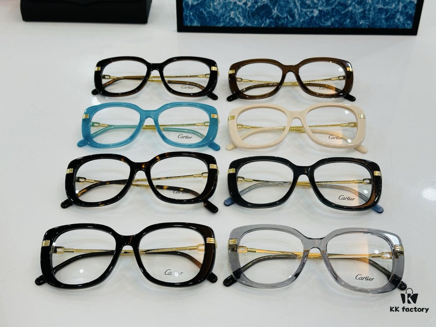 Cartier - CT0377 Size: 53□19-145 Universal Frame Shape, Minimalist and Elegant, Fashionable and Casual Optical Frame / Sunglasses