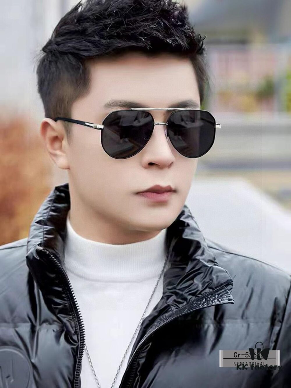 Cartier France - Polarized Sunglasses for Men with Lightweight Metal Frame, Style 53688