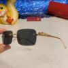 Cartier 2025 New Arrival Official Website 1:1 Minimalist Luxury Sunglasses with Iconic Leopard Logo on Temple