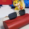 Cartier 2025 New Arrival Official Website 1:1 Minimalist Luxury Sunglasses with Iconic Leopard Logo on Temple
