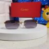 Cartier 2025 New Arrival Official Website 1:1 Minimalist Luxury Sunglasses with Iconic Leopard Logo on Temple