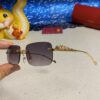 Cartier 2025 New Arrival Official Website 1:1 Minimalist Luxury Sunglasses with Iconic Leopard Logo on Temple