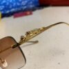 Cartier 2025 New Arrival Official Website One-to-One Minimalist Luxury Sunglasses with Iconic Panther Logo on Temple