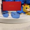 Cartier 2025 New Arrival Website One-to-One Minimalist Luxury Sunglasses with Iconic Leopard Logo on Temple