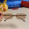 Cartier 2025 New Arrival Official Website 1:1 Minimalist Luxury Sunglasses with Iconic Leopard Logo on Temple
