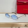 135 Cartier* European and American Small Narrow Frame Sunglasses