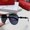 Cartier 2024 Retro Double-Bridge Prescription Sunglasses with UV Protection, Oversized Frame for Men, Suitable for Driving
