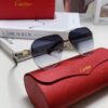 Cartier 2024 Vintage Style Double-Bar Prescription Sunglasses, UV Protection, Oversized Frame for Large Faces, Men's Driving Sunglasses