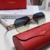 Cartier 2024 Retro Double-Bridge Myopia Sunglasses, UV Protection, Oversized Frame, Unisex Sun Glasses for Driving