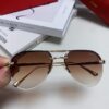 Cartier Unisex Round-Framed Sunglasses, Lightweight Metal Driving Sunglasses, Fashionable and Luxurious Design