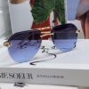 Cartier Unisex Round-Framed Sunglasses, New Lightweight Metal Sun Glasses for Men and Women, Fashionable and Elegant Driving Sunglasses