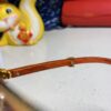 Cartier 2025 New Arrival Wooden Texture Panther Decorated Frameless Bar Square Sunglasses, Gradient Color Tinted Lens, Fashion Retro Street Style Sun Glasses