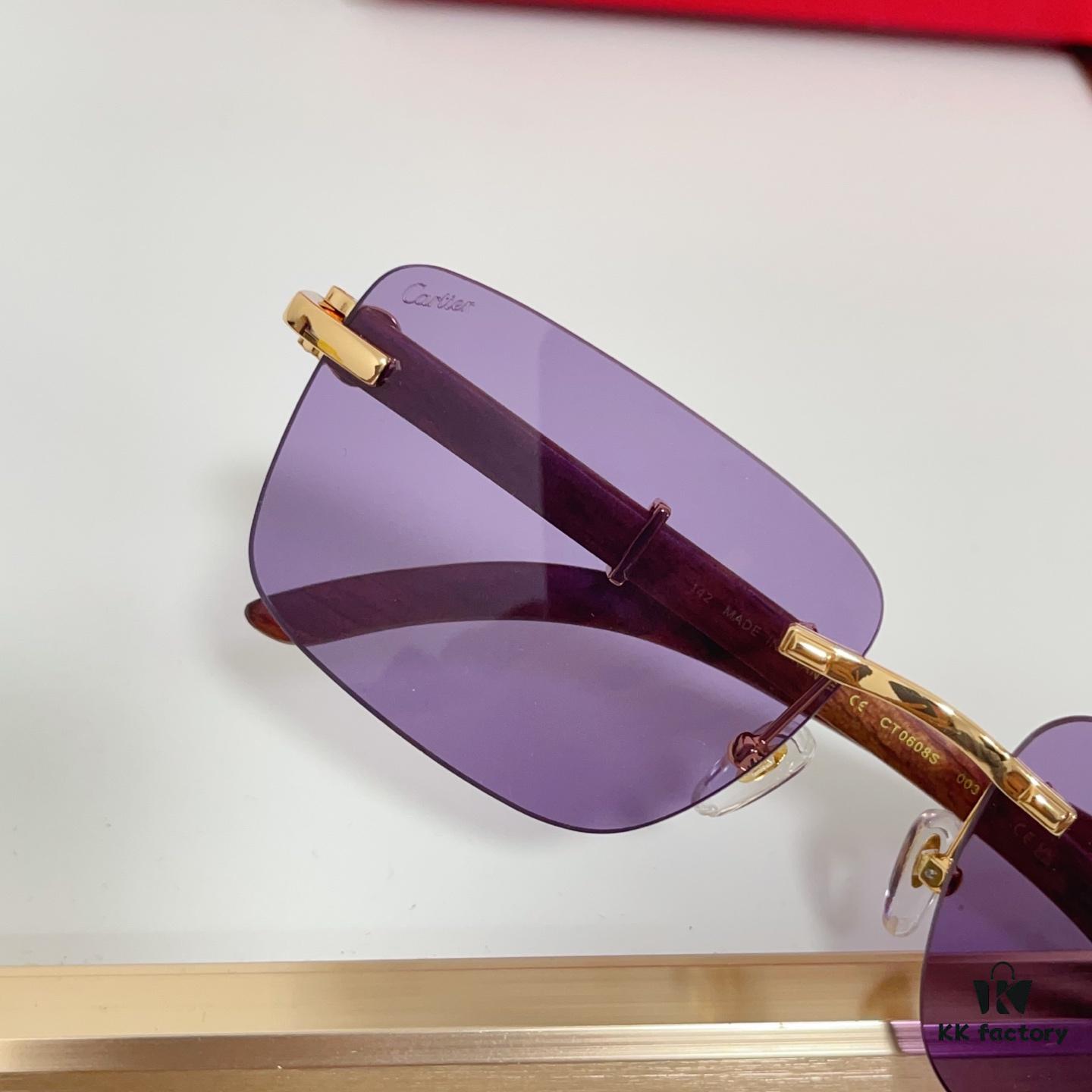 135 Cartier MOD: CT0608S Size: 60□17 142