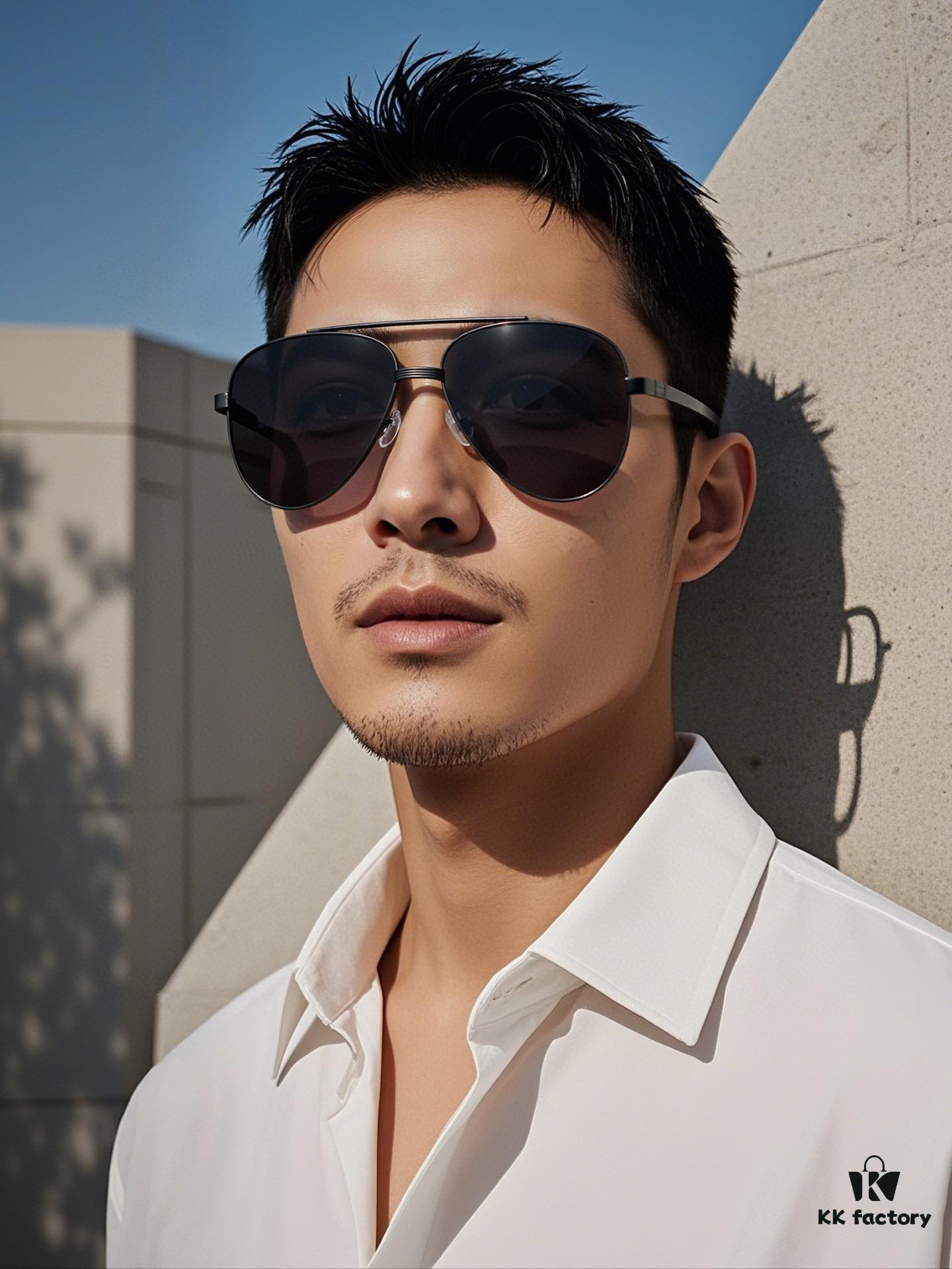 Cartier Unisex Polarized Sunglasses with Dual-Tone Lacquer Finish, Imported Polaroid Lenses, Premium Craftsmanship for Ultimate Style