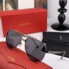 Cartier Unisex Polarized Sunglasses with Dual-Tone Lacquer Finish, Imported Polaroid Lenses, Premium Craftsmanship for Ultimate Style