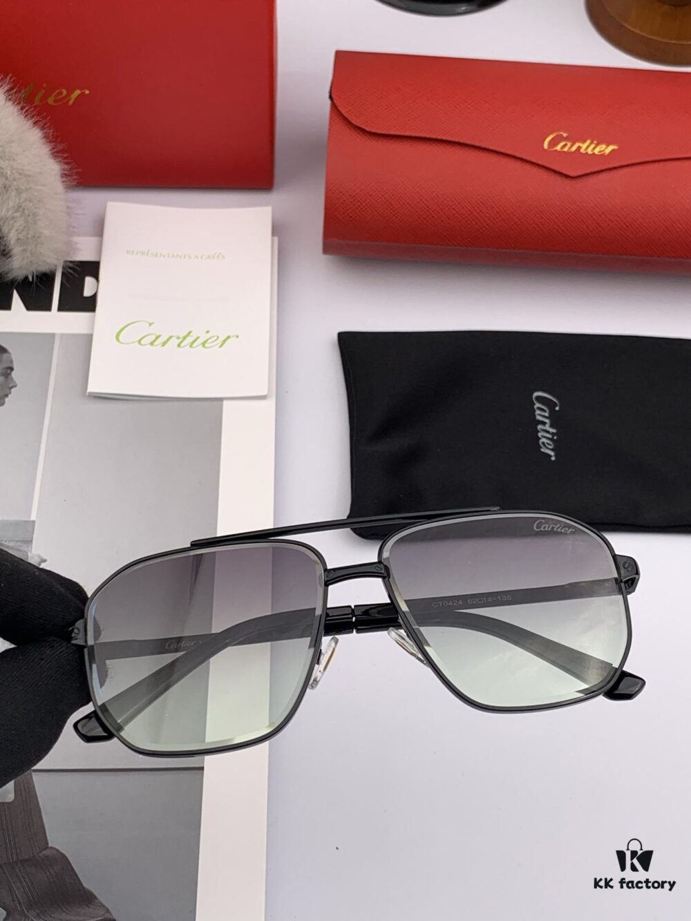 Cartier Unisex Sunglasses, Fashionable and Elegant, High-End Quality, Handcrafted Classic Design with Premium Weight and Texture, Electroplated and Polished Finish