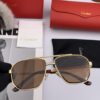 Cartier Unisex Sunglasses, Fashionable and Elegant, High-End Quality, Handcrafted Classic Design with Premium Weight and Texture, Electroplated and Polished Finish