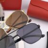 Cartier Unisex Sunglasses, Fashionable and Elegant, High-End Quality, Handcrafted Classic Design with Premium Weight and Texture, Electroplated and Polished Finish