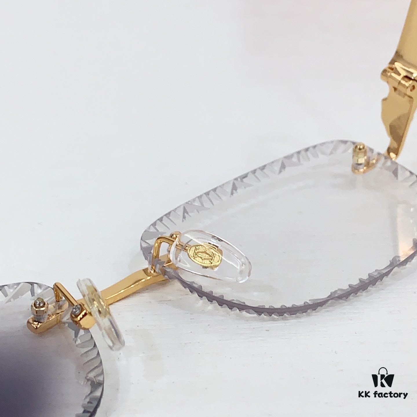 185 Cartier Square Photochromic Sunglasses Model CT9527O Size 56-17