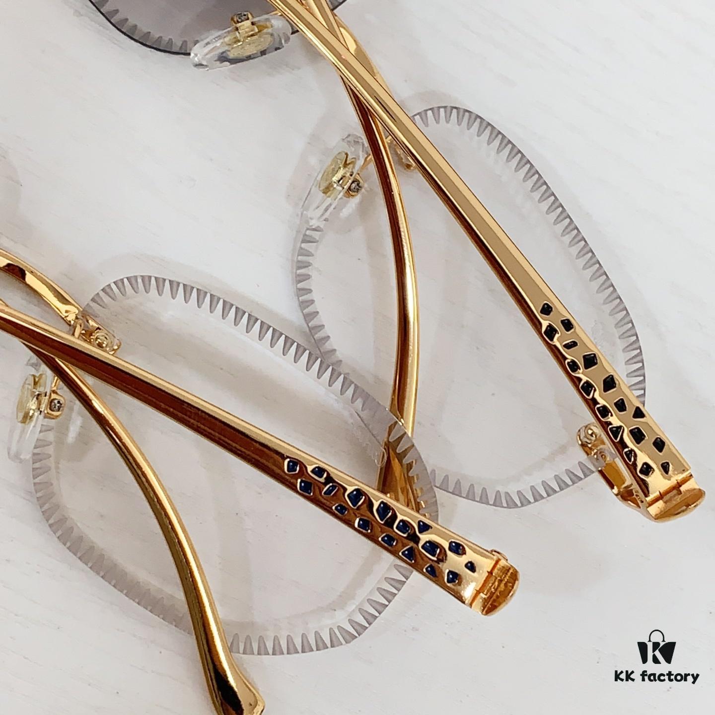 185 Cartier Round Photochromic Lens Sunglasses Model CT9527O Size 56-17