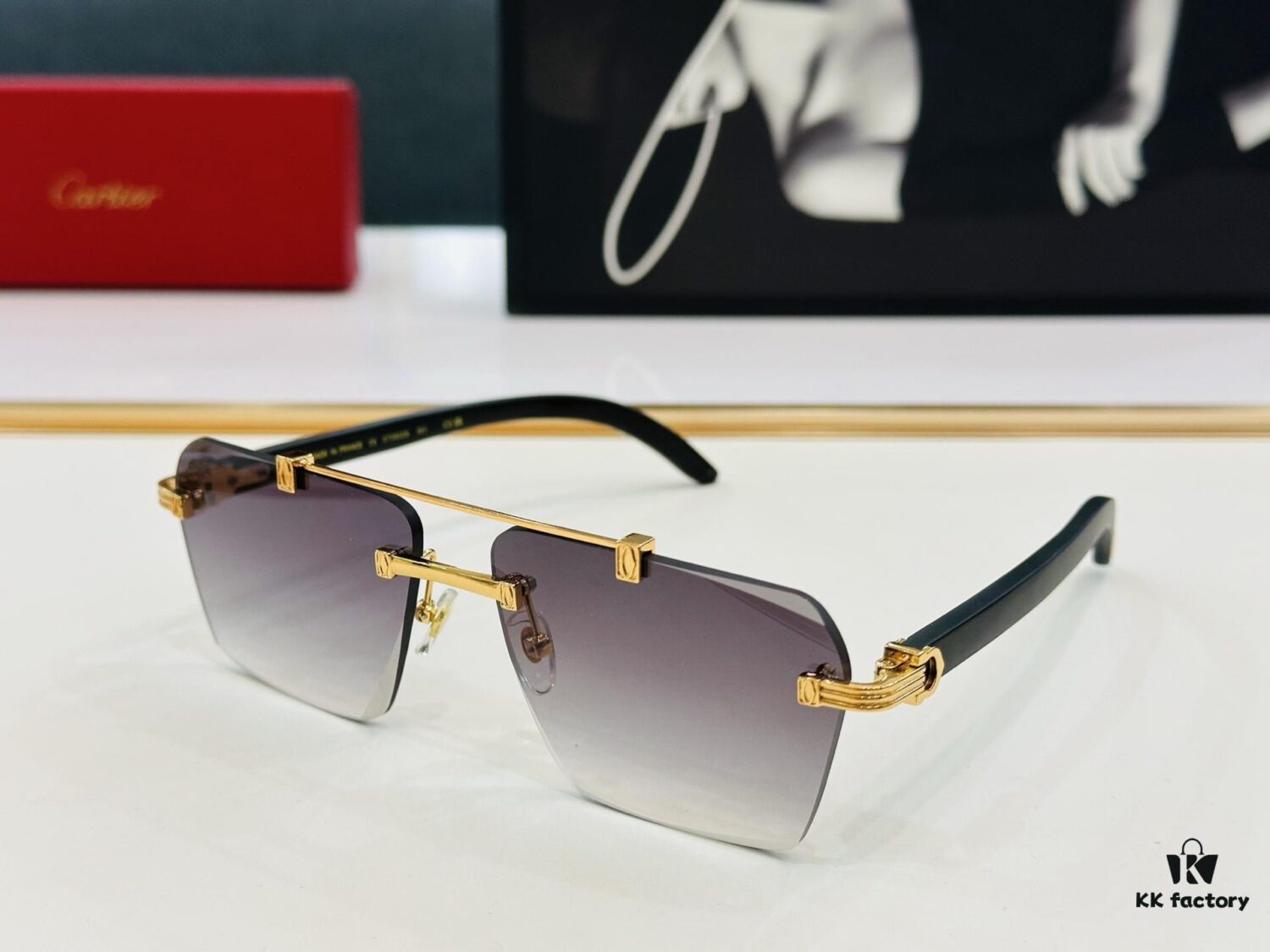 New Arrival Cartier Model: CT0622S Size: 59□18-143 High-Quality Brand-Iconic Driving Sunglasses
