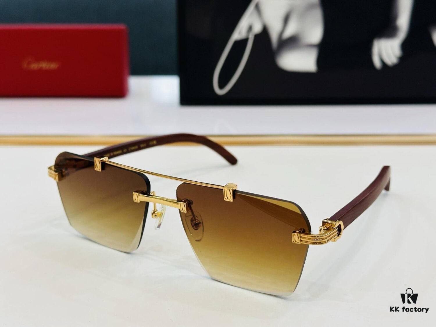 New Arrival Cartier Model: CT0622S Size: 59□18-143 High-Quality Brand-Iconic Driving Sunglasses