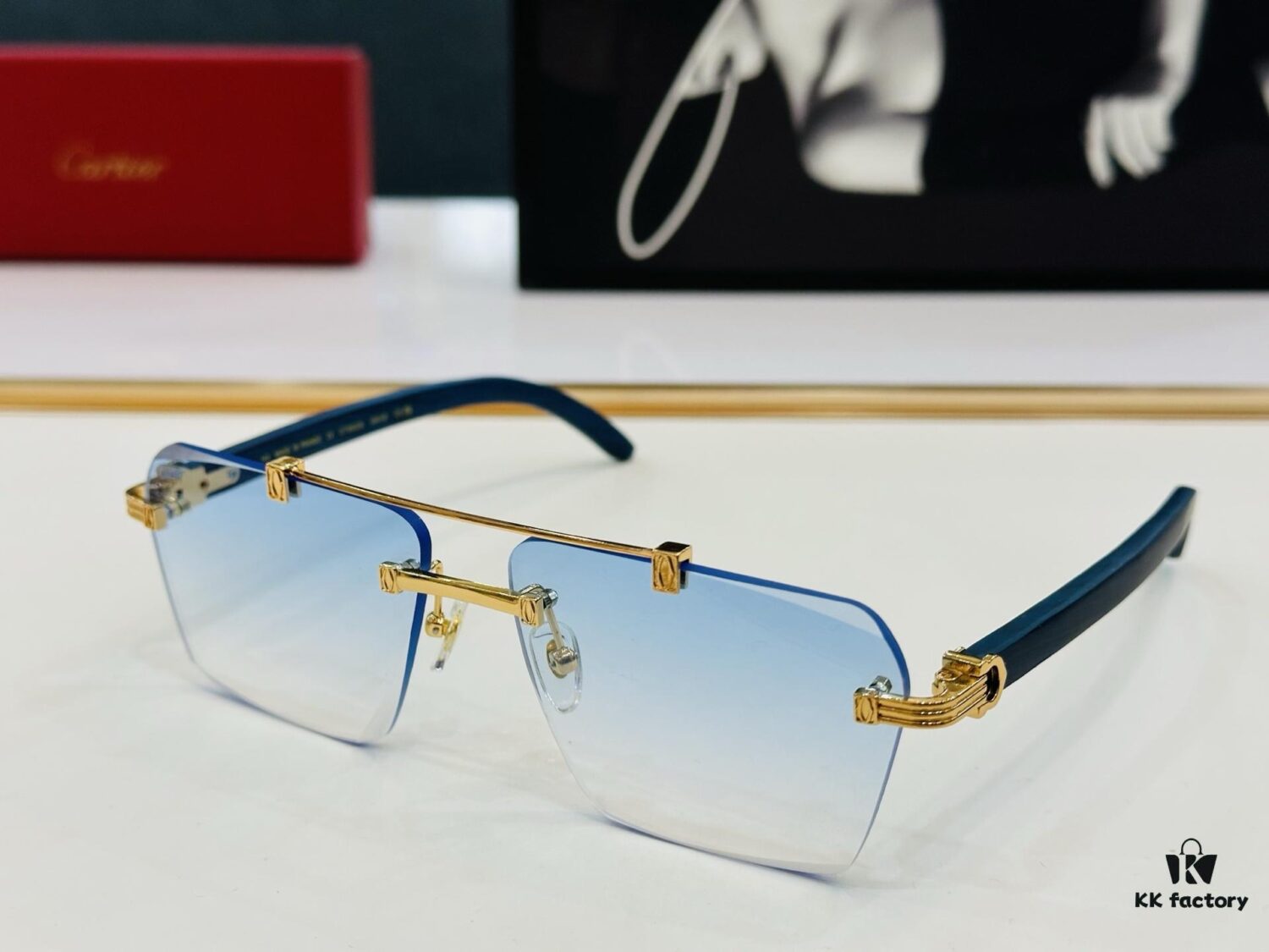 New Arrival Cartier Model: CT0622S Size: 59□18-143 High-Quality Brand-Iconic Driving Sunglasses