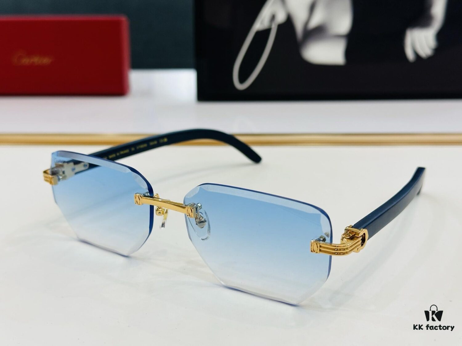 New Arrival Cartier CA Model CT0620S Size 59□18-143 High-Quality Brand-Iconic XL Driving Sunglasses