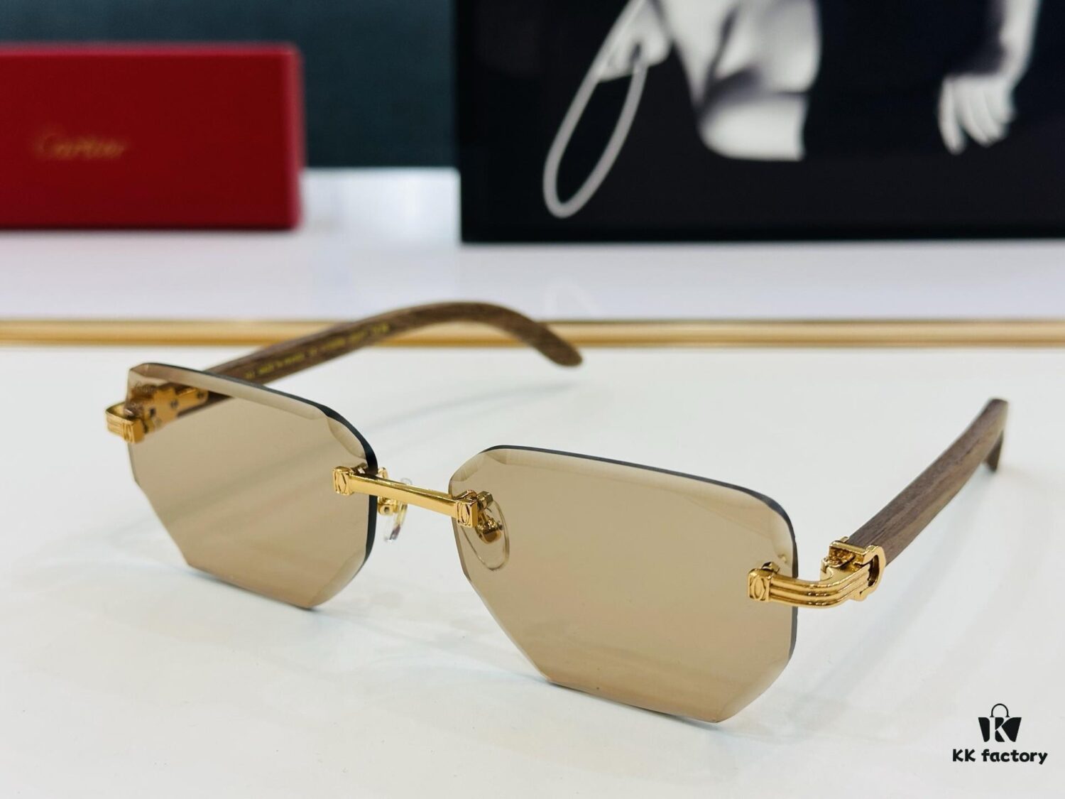 New Arrival Cartier CA Model CT0620S Size 59□18-143 High-Quality Brand-Iconic XL Driving Sunglasses