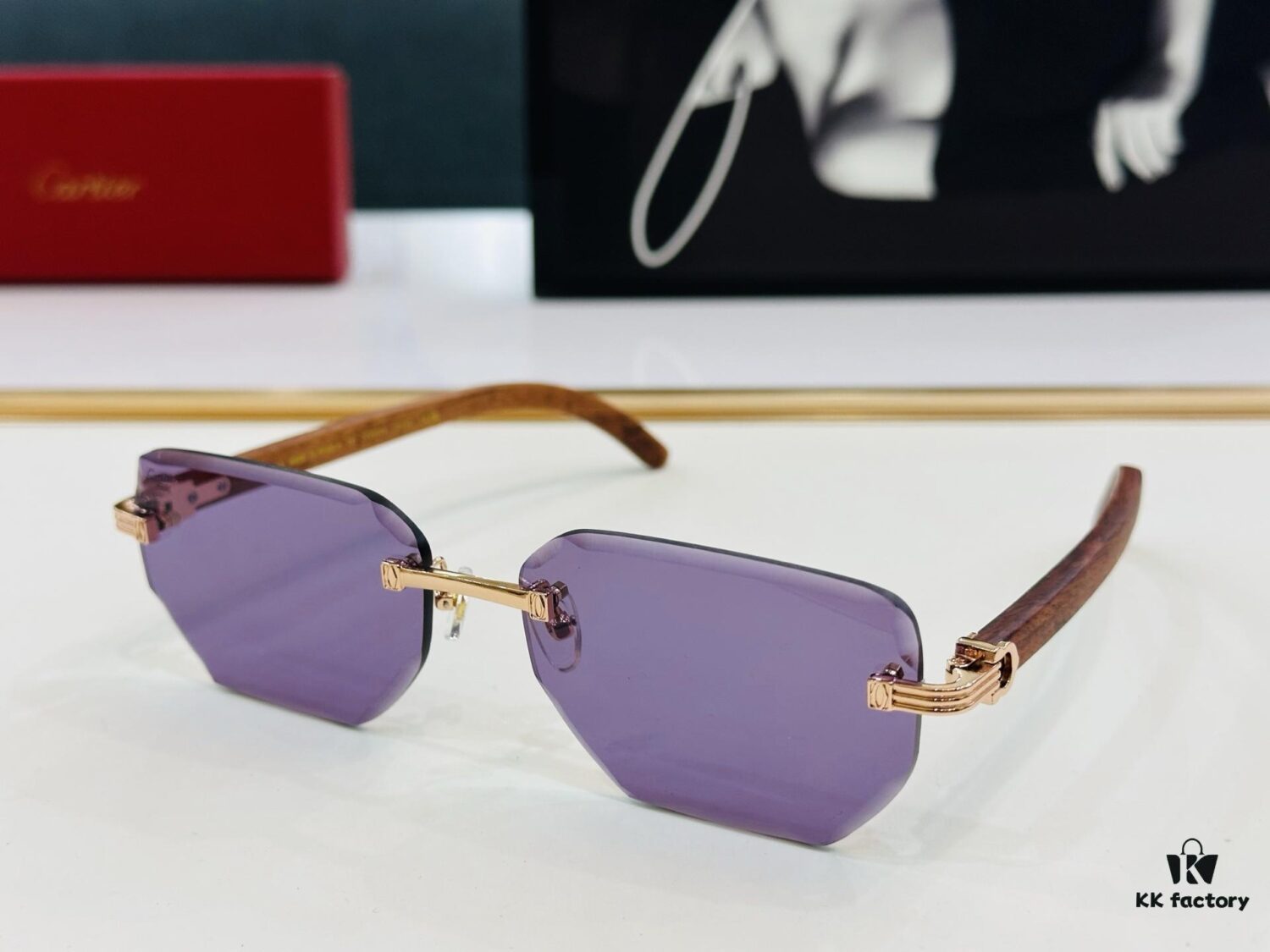 New Arrival Cartier CA Model CT0620S Size 59□18-143 High-Quality Brand-Iconic XL Driving Sunglasses