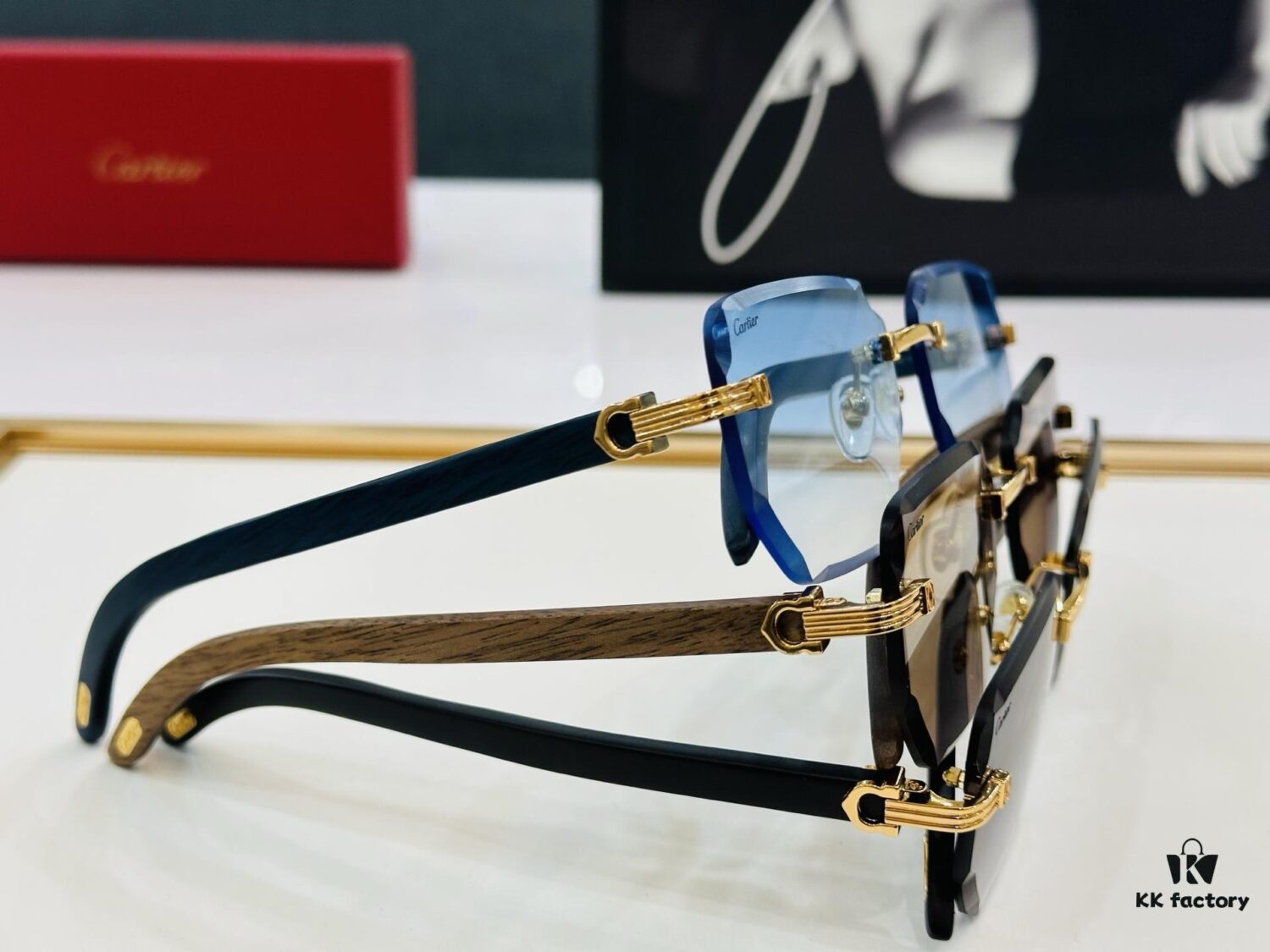 New Arrival Cartier CA Model CT0620S Size 59□18-143 High-Quality Brand-Iconic XL Driving Sunglasses