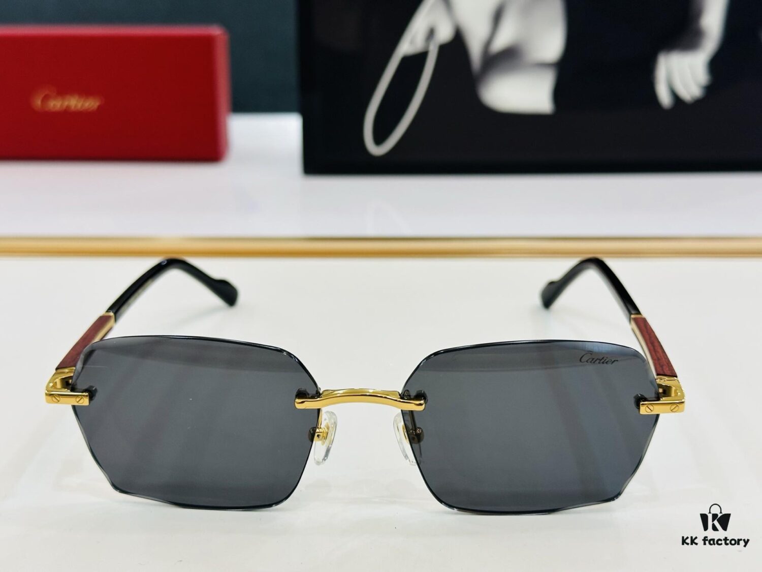 New Arrival Cartier Model CT0483S Size 59-18-140 High-Quality Luxury Brand Iconic G-Type Driving Sunglasses