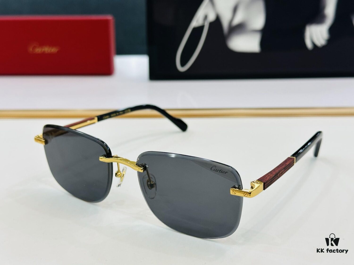 New Arrival Cartier Model CT0482S Size 59-18-140 High-Quality Luxury Brand Iconic G-Type Driving Sunglasses