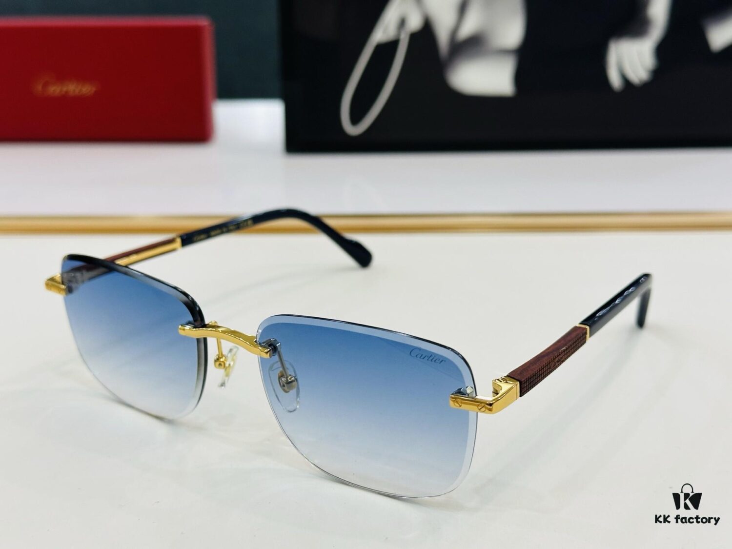 New Arrival Cartier Model CT0482S Size 59-18-140 High-Quality Luxury Brand Iconic G-Type Driving Sunglasses