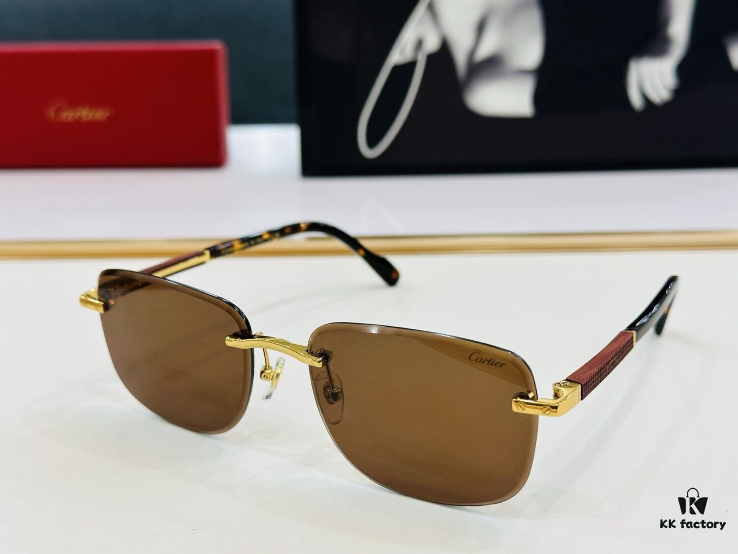 New Arrival Cartier Model CT0482S Size 59-18-140 High-Quality Luxury Brand Iconic G-Type Driving Sunglasses