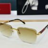 New Arrival Cartier Model CT0482S Size 59-18-140 High-Quality Luxury Brand Iconic G-Type Driving Sunglasses