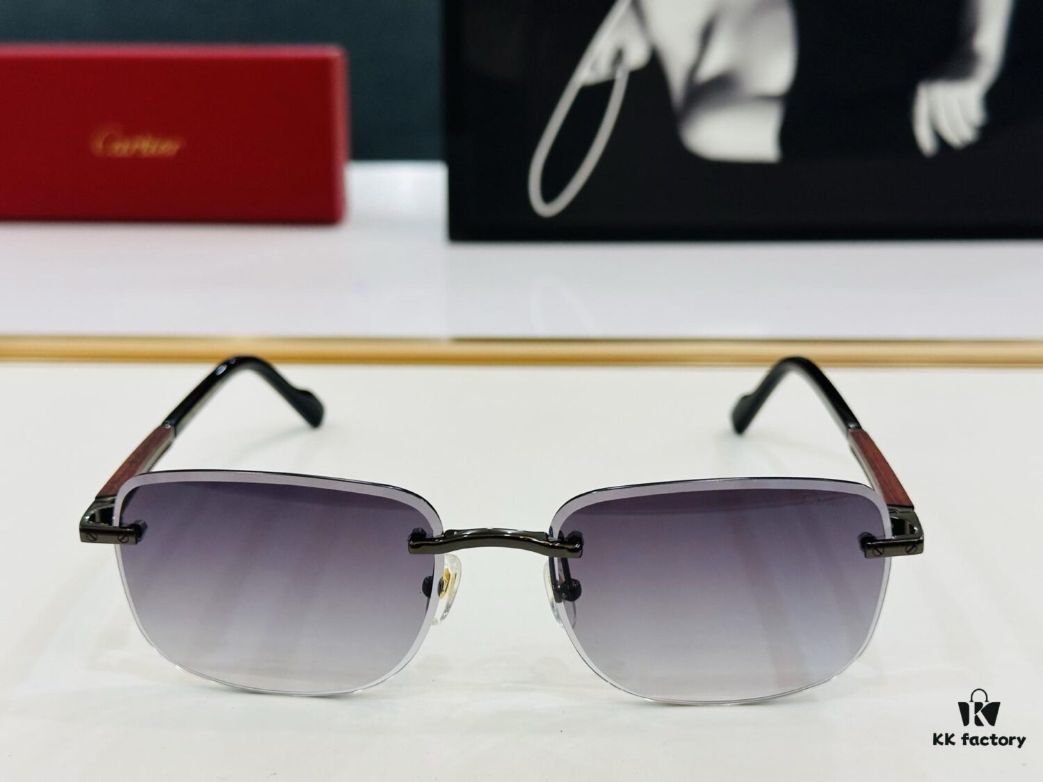 New Arrival Cartier Model CT0482S Size 59-18-140 High-Quality Luxury Brand Iconic G-Type Driving Sunglasses