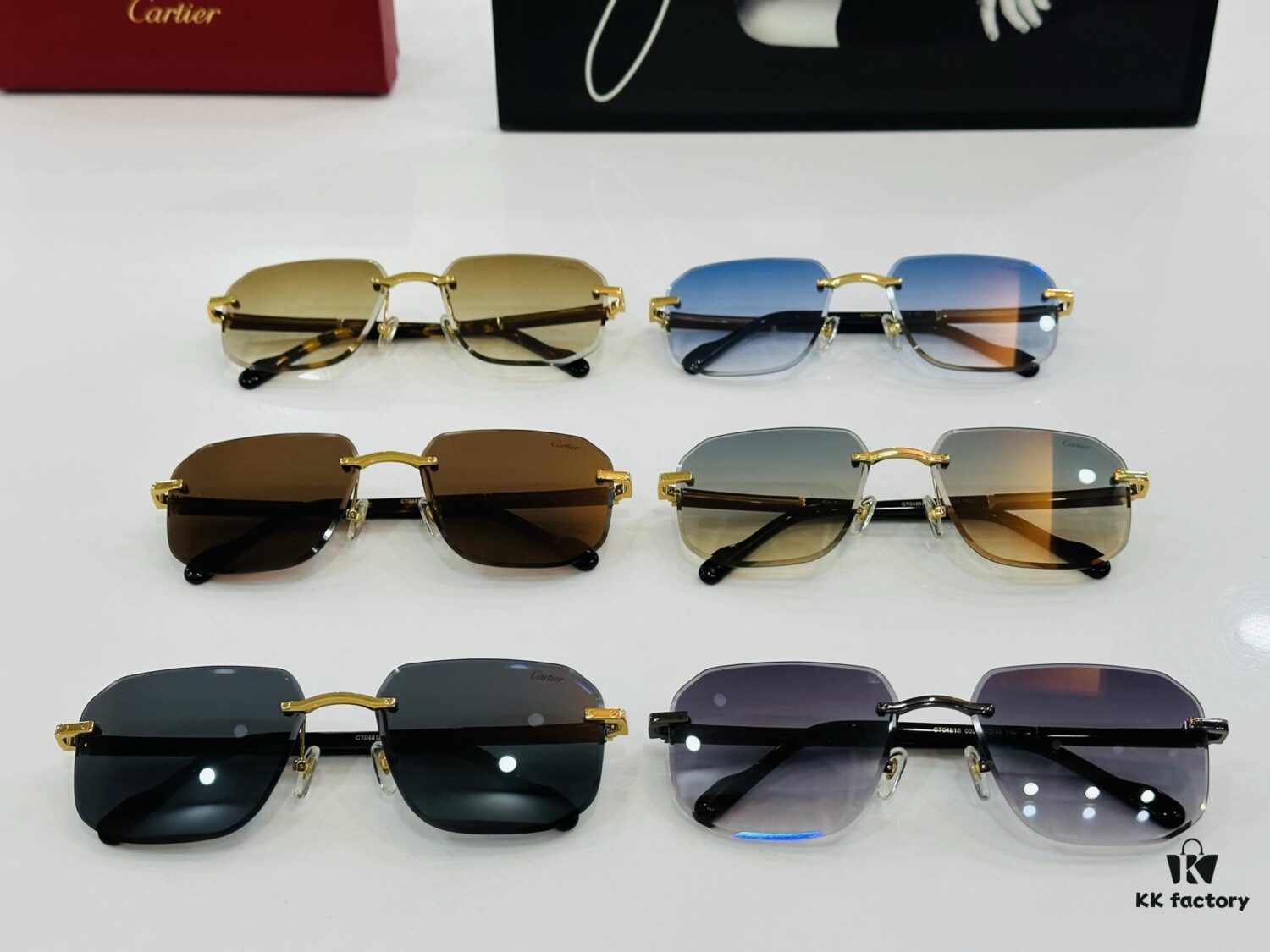 New Arrival Cartier CA Model CT0481S Size 60-18-140 High Quality Brand Signature G Driving Sunglasses