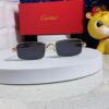 Cartier 2025 Newest Metal Square Sunglasses Unisex, European and American Retro Stylish Small Frame Leopard Design Fashion Sunglasses CT0473S