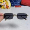 Cartier 2025 Newest Metal Square Sunglasses Unisex, European and American Retro Stylish Small Frame Leopard Design Fashion Sunglasses CT0473S