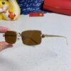 Cartier 2025 Newest Metal Square Sunglasses for Men, European and American Retro Trend Small Frame Leopard Design Unisex Sunglasses, Fashionable Online Celebrity Style Eyewear CT0473S
