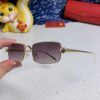 Cartier 2025 Newest Metal Square Sunglasses for Men, European and American Retro Trend Small Frame Leopard Design Fashion Sunglasses for Women, CT0473S