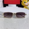 Cartier 2025 Newest Metal Square Sunglasses for Men, European and American Retro Trend Small Frame Leopard Design Fashion Sunglasses for Women, CT0473S