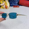 Cartier 2025 Newest Metal Square Sunglasses for Men and Women, European and American Retro Trend Small Frame Leopard Design Fashionable Eyewear CT0473S