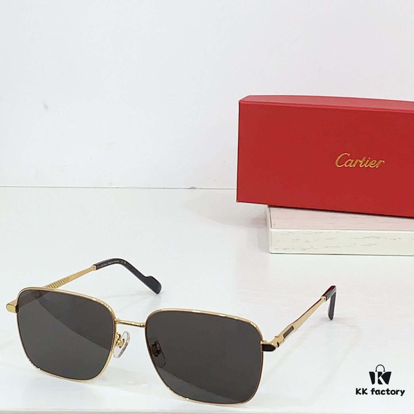 130 Cartier CT0525S Sunglasses, Size 60-17-145