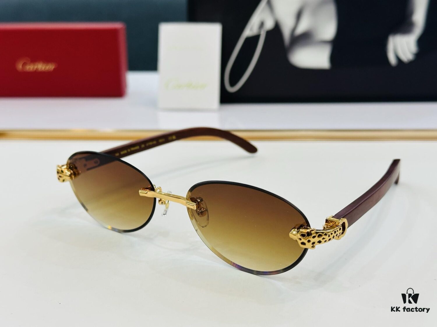 New Arrival Cartier Model CT0615S Size 59-17-143 High-Quality Designer Driving Sunglasses