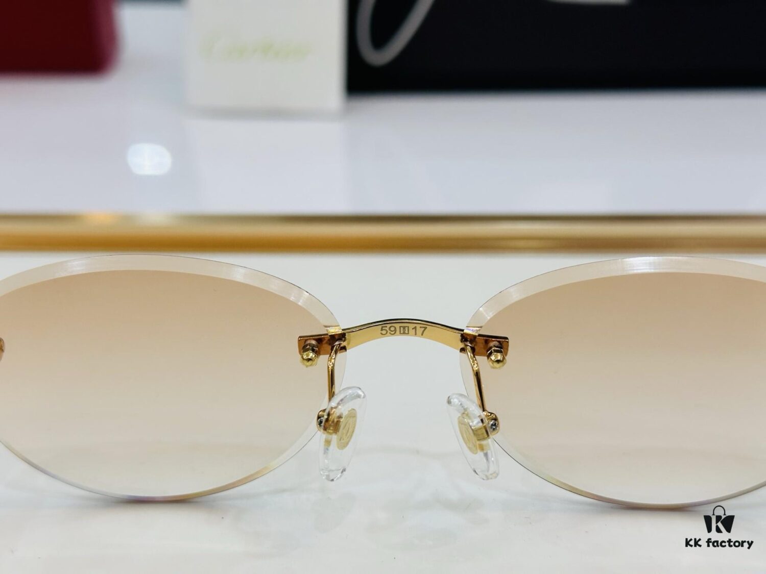 New Arrival Cartier Model CT0615S Size 59-17-143 High-Quality Designer Driving Sunglasses